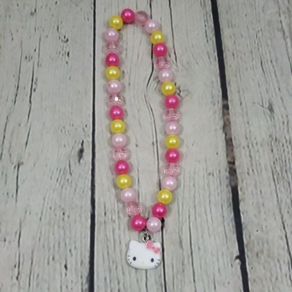 Sanrio Hello Kitty Cute Pink Kawaii Necklace - Picture 1 of 8
